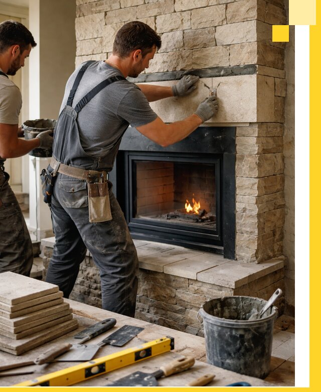 Проектирование и установка открытых каминов в Майкопе