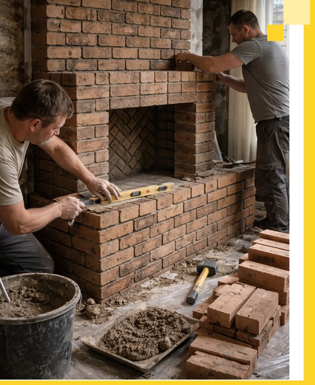 Изготовление и установка кирпичных каминов в Майкопе