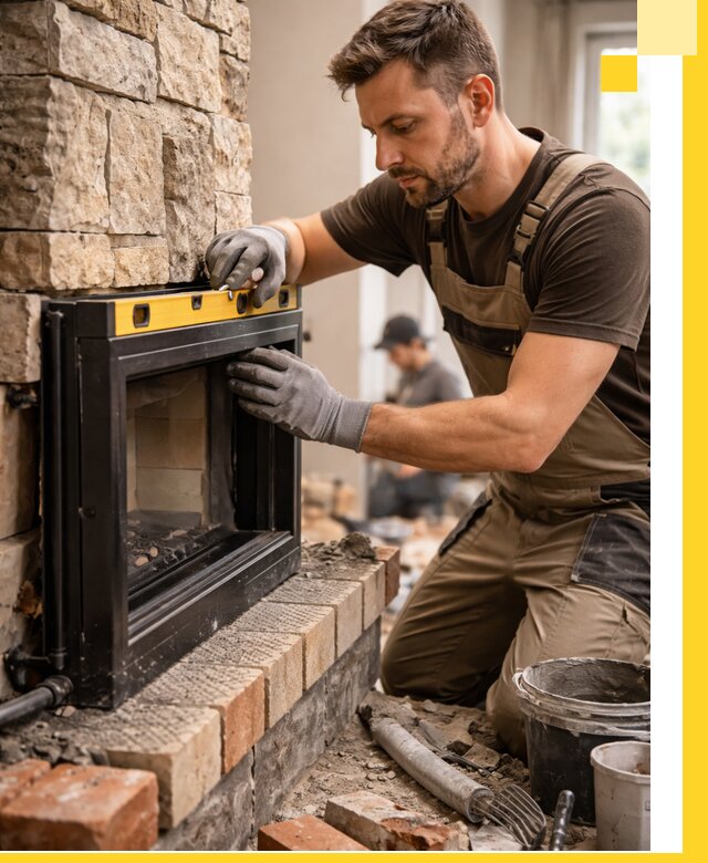 Дровяные камины под ключ в Майкопе: монтаж, обустройство