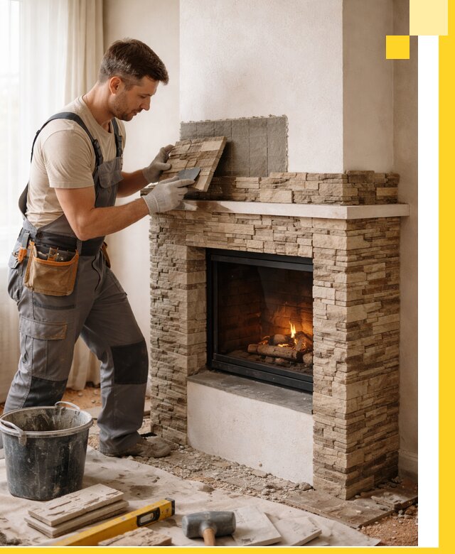 Изготовление и монтаж каминов для дома под ключ в Майкопе