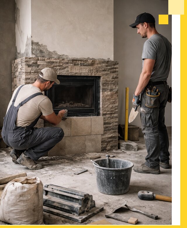 Камины под ключ в Майкопе: проект, изготовление и монтаж