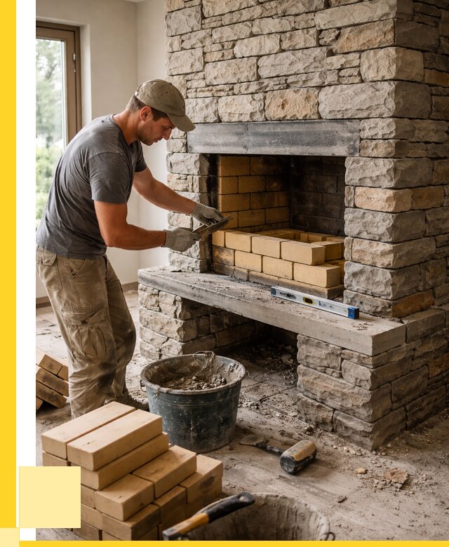 Кладка каминов и камина в Майкопе от 25273 р. ЭриданМкп