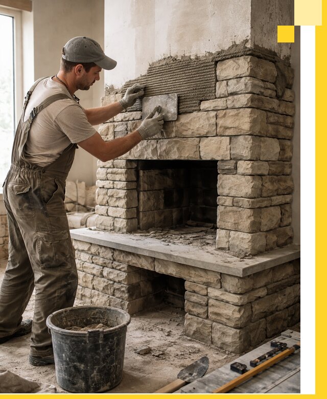 Строительство каминов под ключ в Майкопе от проектирования до монтажа