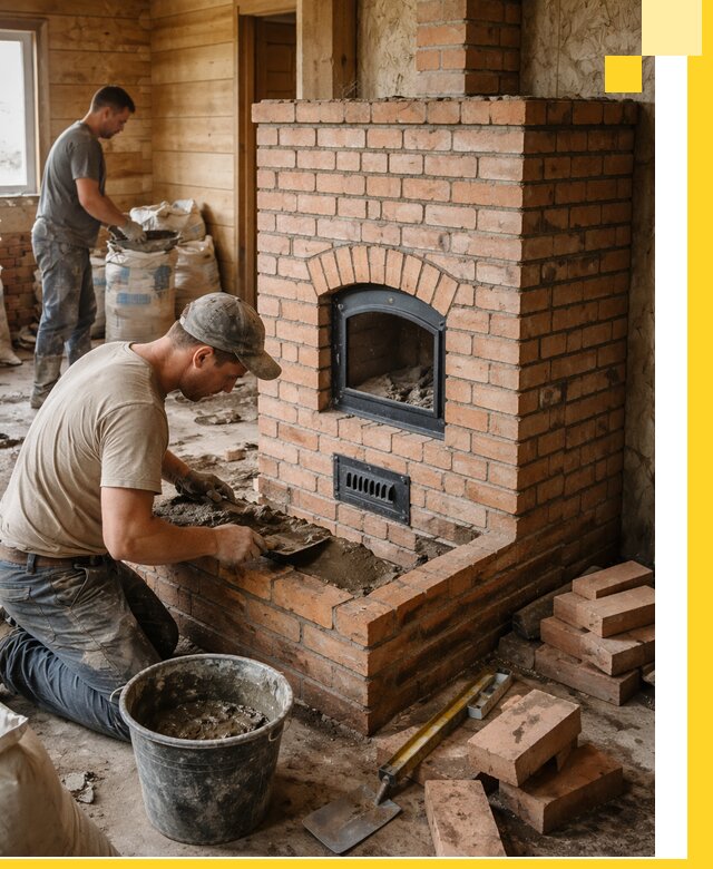 Профессиональное строительство печей в Майкопе под ключ