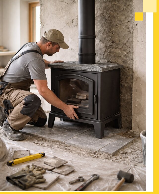 Профессиональный монтаж печей и каминов в Майкопе под ключ