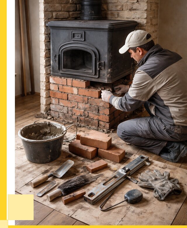 Ремонт печей в Майкопе от 12131 р., услуги печника ЭриданМкп