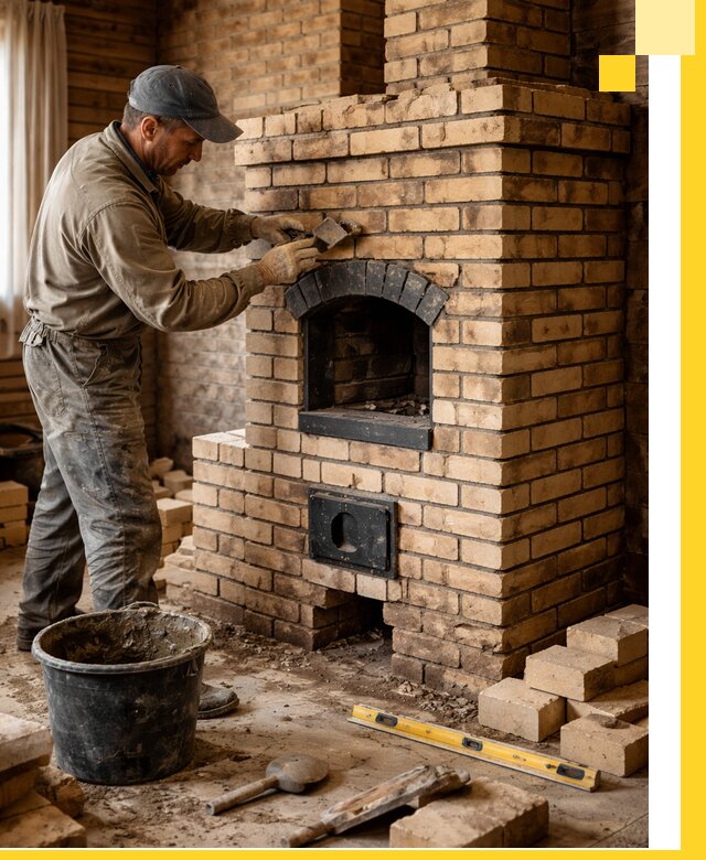 Кирпичные печи под ключ в Майкопе: проектирование и кладка