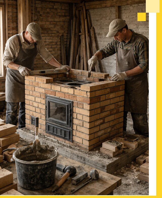 Изготовление и установка варочных печей под ключ в Майкопе