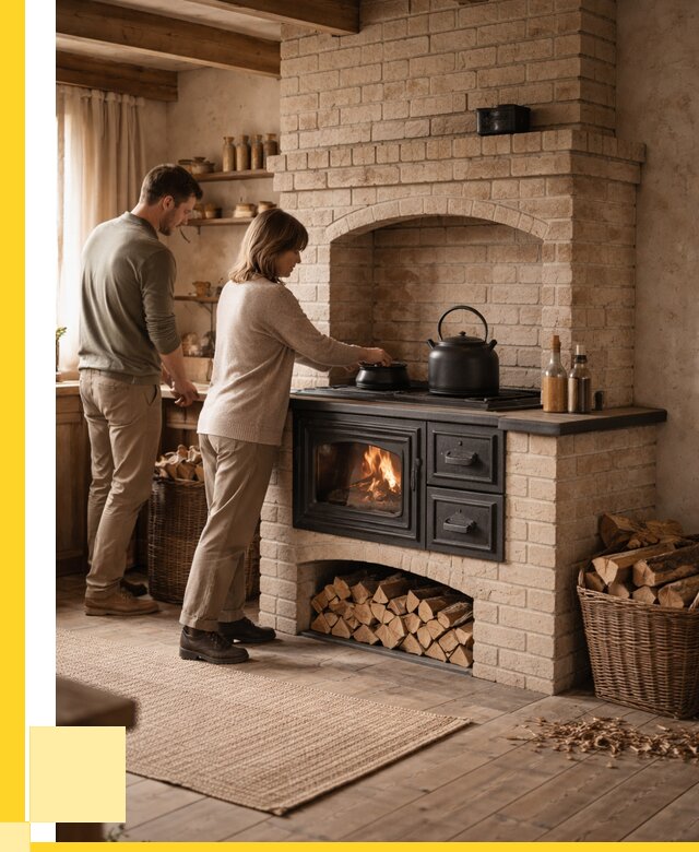 Печи с плитой в Майкопе от 45491 р. | ЭриданМкп — кирпичная печь