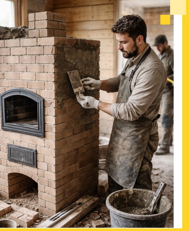 Изготовление и установка печей-шведок под ключ в Майкопе