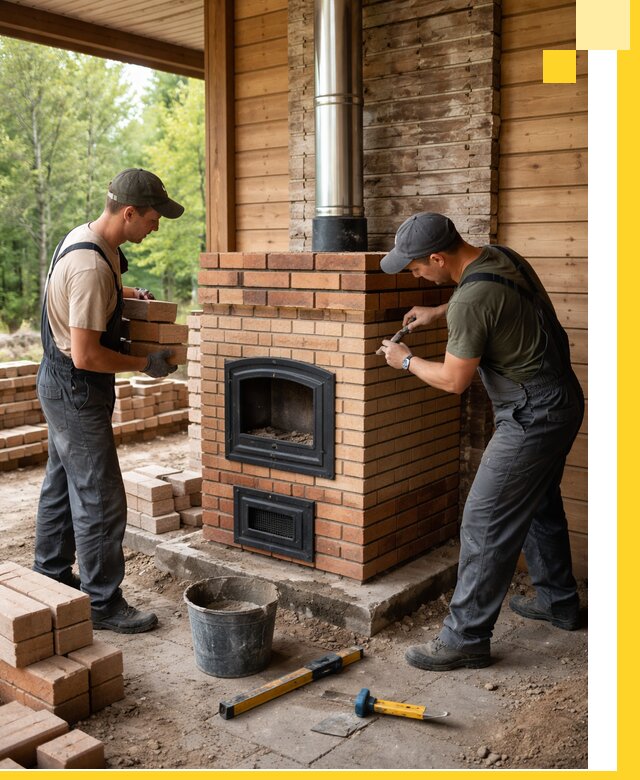 Производство и установка дачных печей под ключ в Майкопе