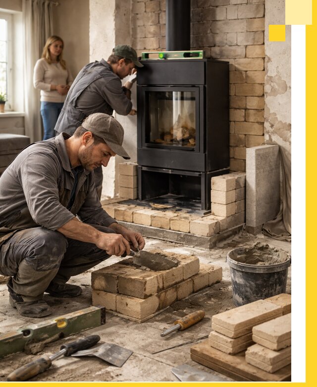 Печи и камины под ключ: проект, установка в Майкопе