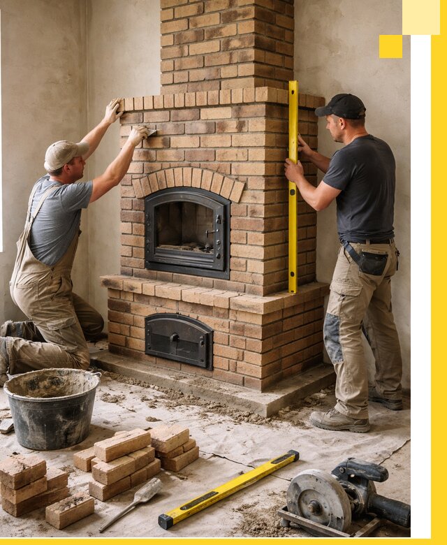 Продажа и установка печей и каминов для дома под ключ в Майкопе