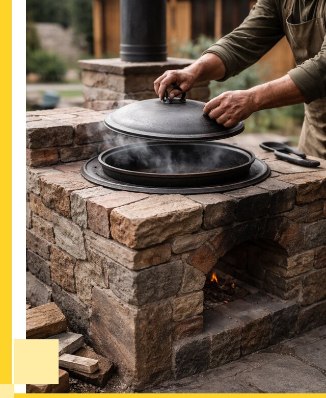 Печи для казана в Майкопе по цене от 18196 р. | ЭриданМкп