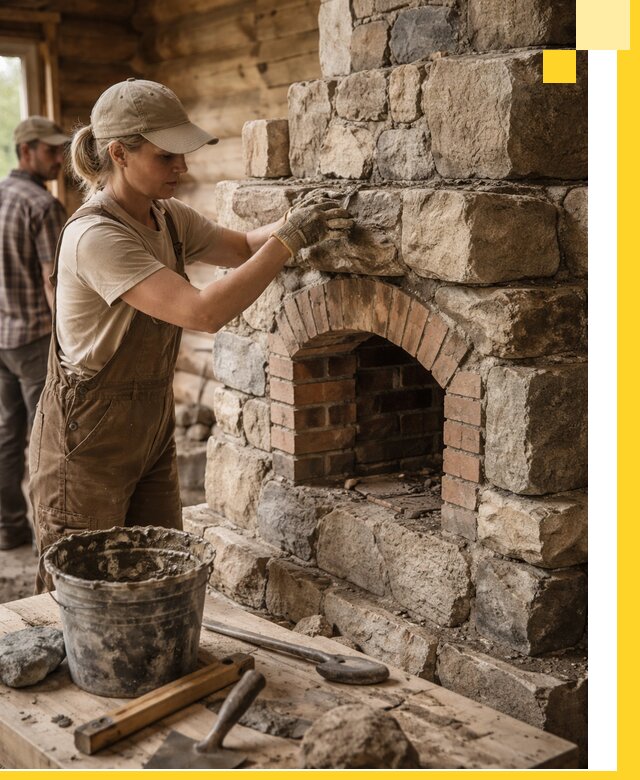 Каменные печи на заказ и монтаж в Майкопе, долговечные решения