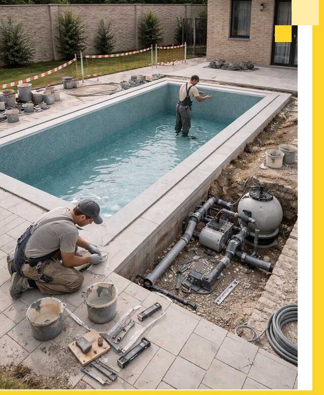 Строительство бассейнов под ключ в Майкопе: проекты и монтаж