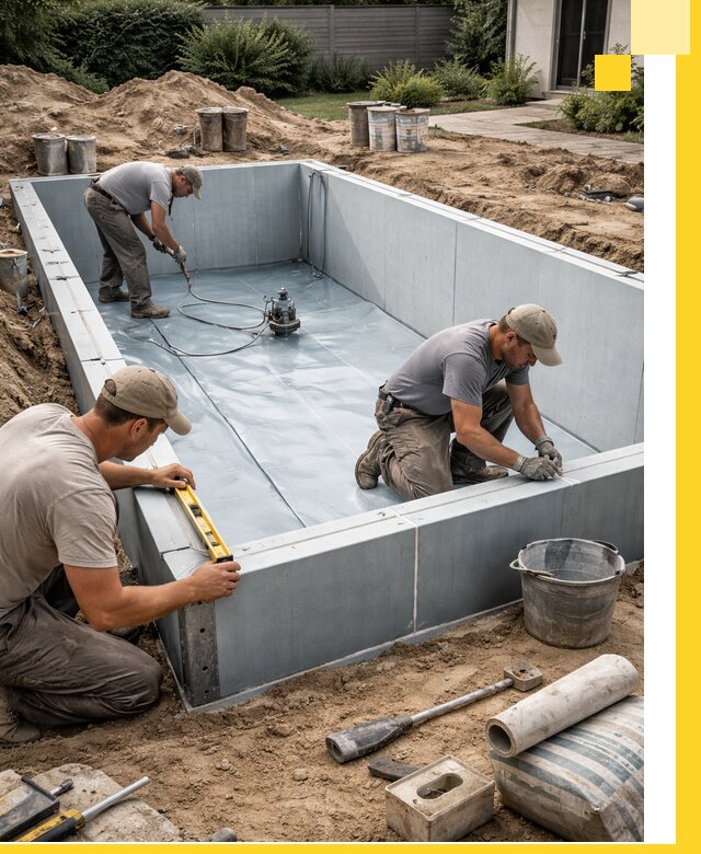 Профессиональный монтаж бассейнов под ключ в Майкопе с гарантией