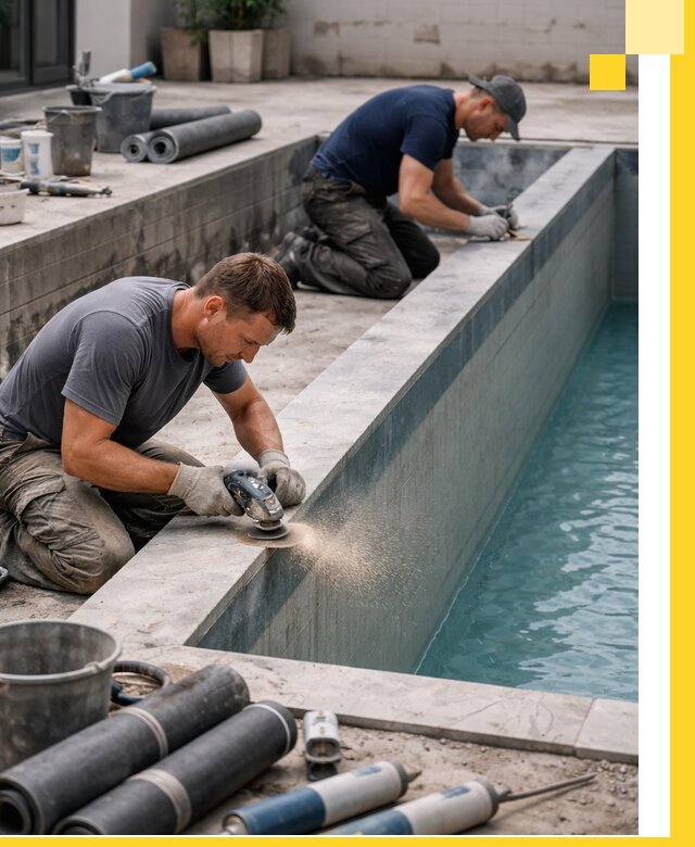 Профессиональный ремонт бассейнов под ключ в Майкопе