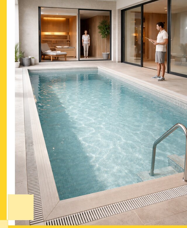 Отделка бассейна пленкой ПВХ в Майкопе от 3538 р. - ЭриданМкп