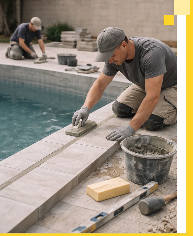 Отделка бассейнов в Майкопе: декоративная отделка и гидроизоляция