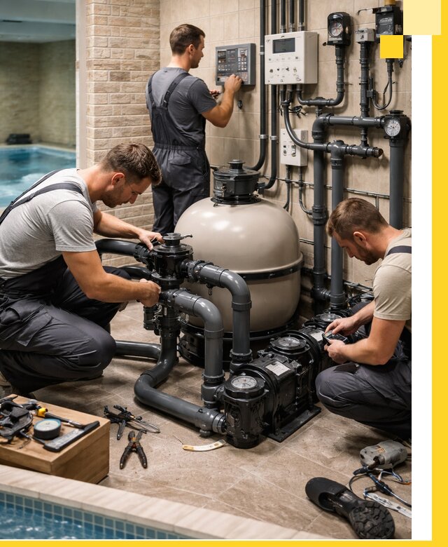 Комплексное оборудование для бассейнов под ключ в Майкопе