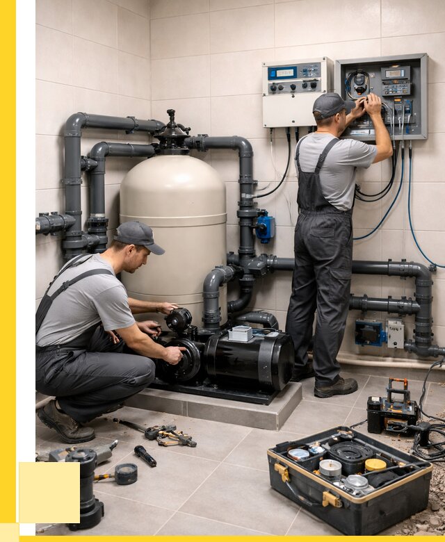 Монтаж оборудования для бассейнов в Майкопе от 40436 р. | ЭриданМкп