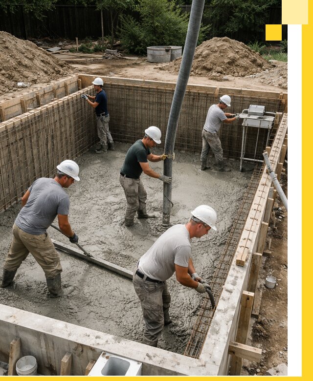 Строительство бетонных бассейнов под ключ в Майкопе