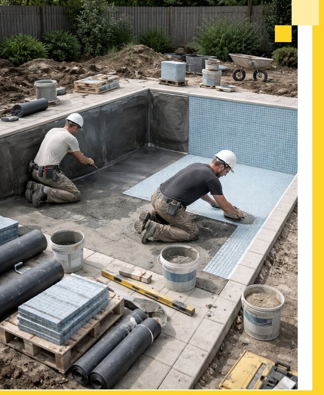 Проектирование и строительство стационарных бассейнов в Майкопе