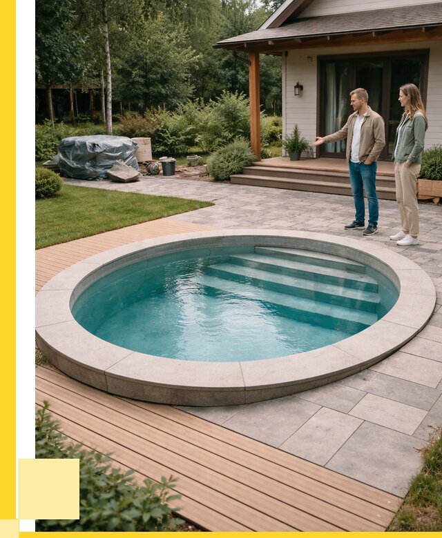 Бассейн на даче под ключ в Майкопе от 202180 р., ЭриданМкп