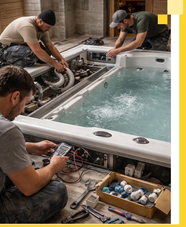 Гидромассажные бассейны под ключ в Майкопе, дизайн и монтаж