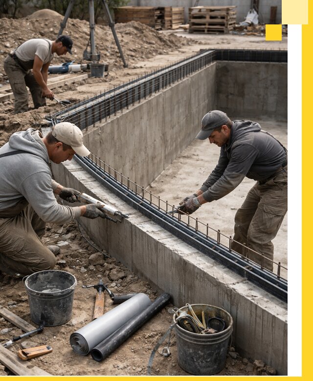 Качественный монтаж чаши бассейна в Майкопе под ключ с гарантией