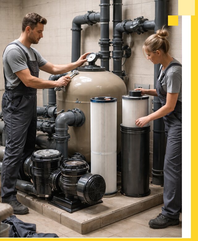 Фильтры и системы фильтрации для бассейнов в Майкопе