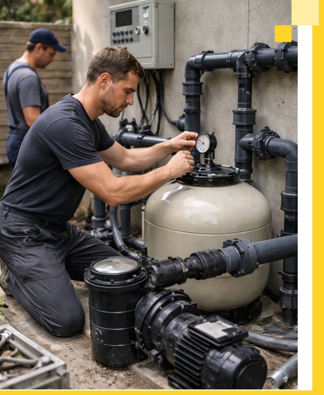 Поставка и монтаж фильтровального оборудования для бассейнов в Майкопе