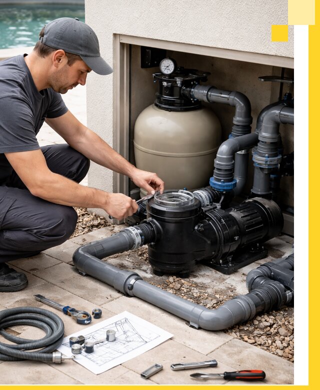 Поставка, монтаж и сервис насосов для бассейнов в Майкопе