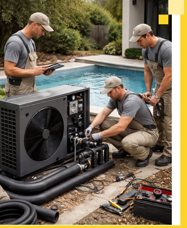 Проектирование и установка тепловых насосов для бассейнов в Майкопе