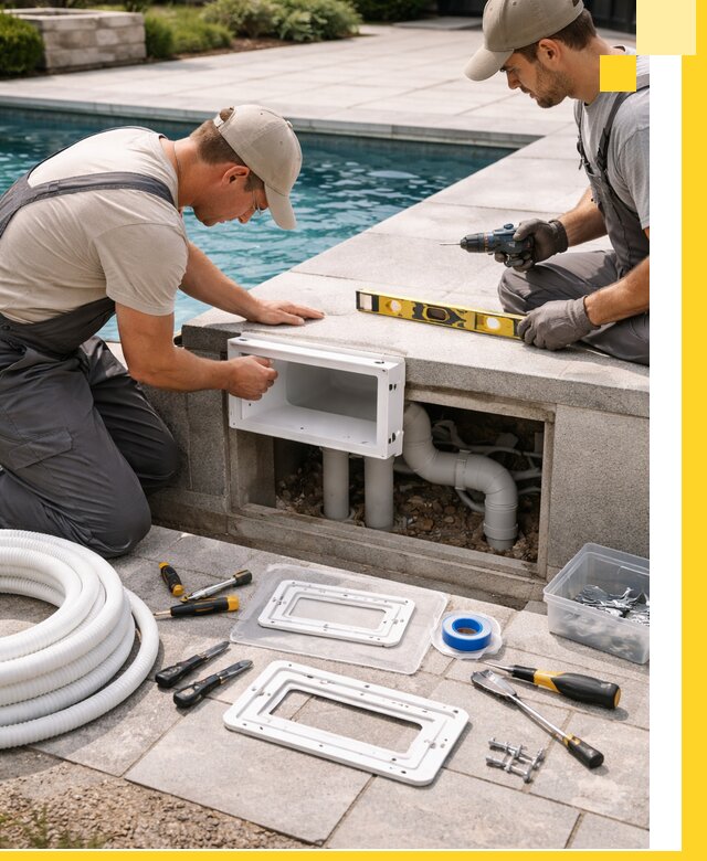 Поставка и установка скиммеров для бассейнов в Майкопе