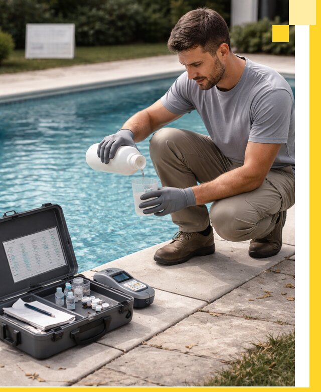 Профессиональная дезинфекция воды в бассейне в Майкопе