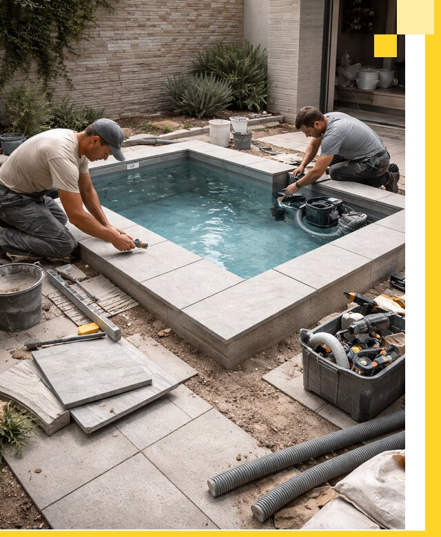 Мини бассейны под ключ в Майкопе, дизайн и установка