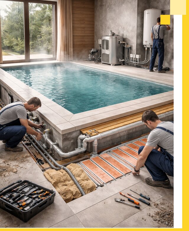 Проектирование и строительство тёплых бассейнов в Майкопе