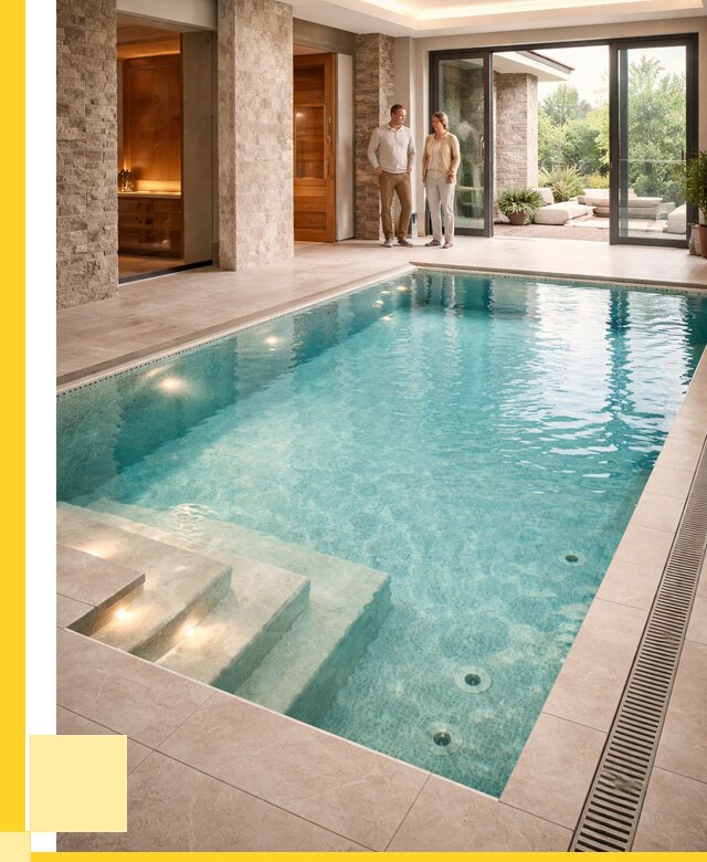 Бассейн во дворе в Майкопе: проект, отделка от 1213080 р. | ЭриданМкп