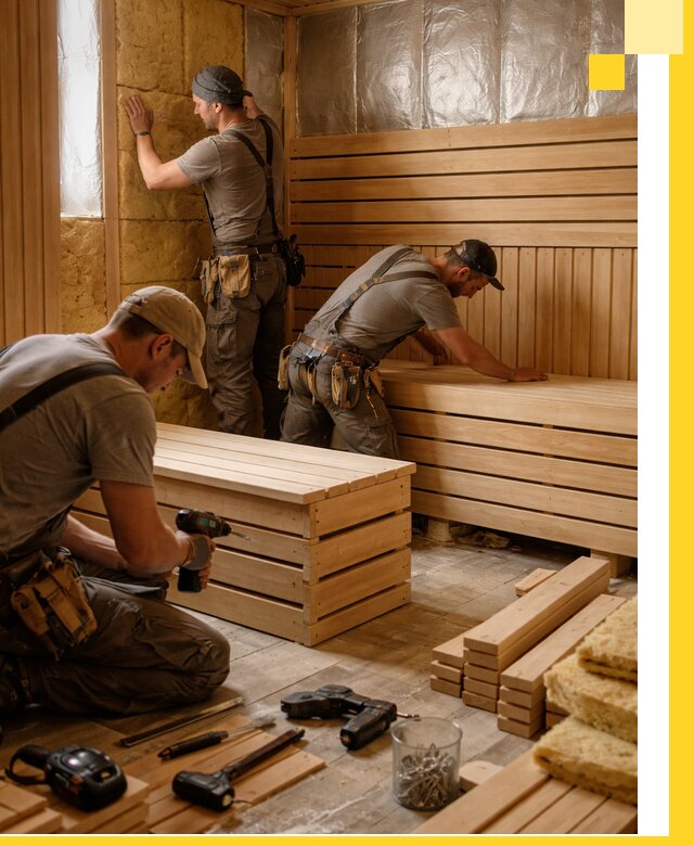 Профессиональное строительство саун под ключ в Майкопе