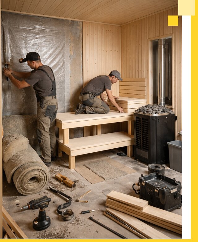 Проекты саун под ключ в Майкопе дизайн и строительство