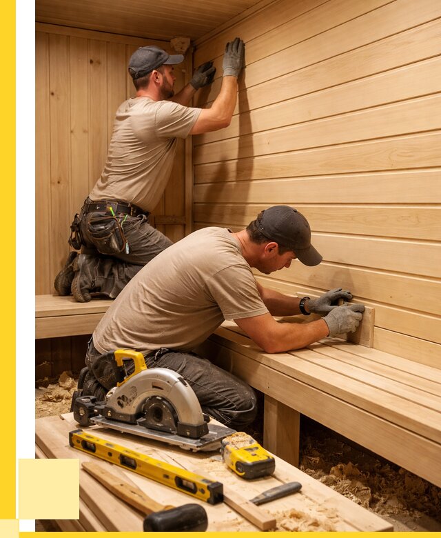 Обшивка саун вагонкой в Майкопе от 2527 р. | ЭриданМкп