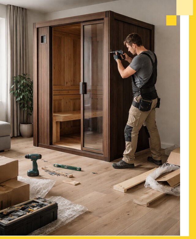 Установка и производство мини саун под ключ в Майкопе