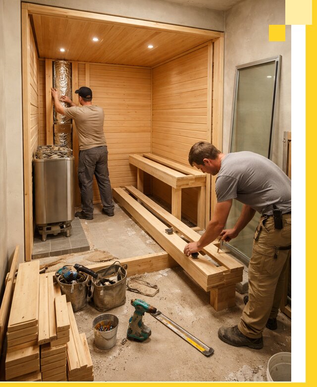 Проектирование и установка домашних саун под ключ в Майкопе