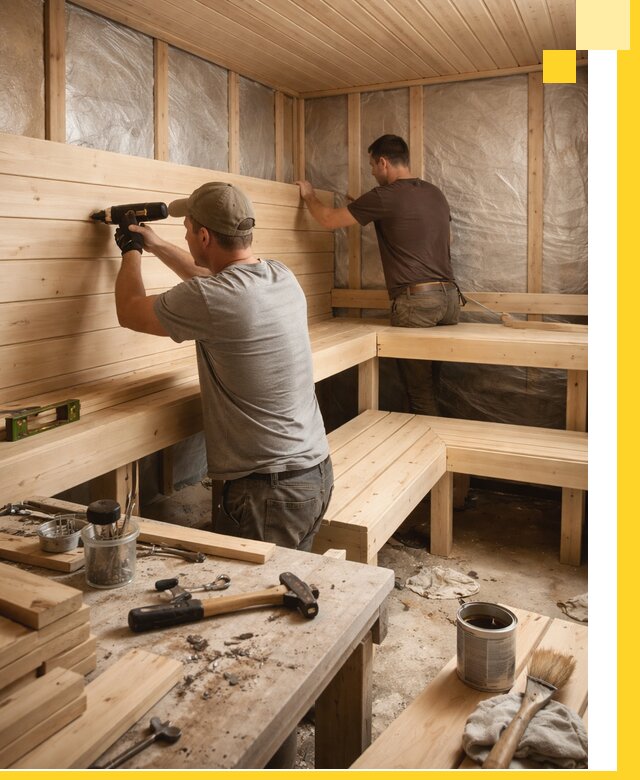 Профессиональная отделка бань и саун под ключ в Майкопе