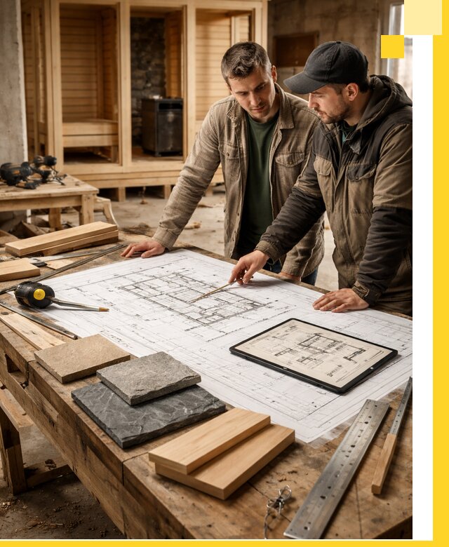 Проекты бань под ключ и планы строительства в Майкопе