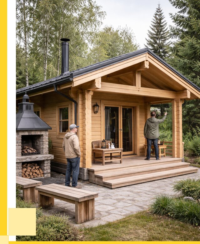 Деревянные бани под ключ в Майкопе от 454905 р. | ЭриданМкп