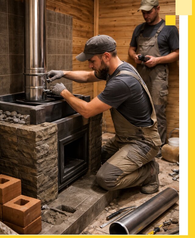 Изготовление и установка банных печей под ключ в Майкопе