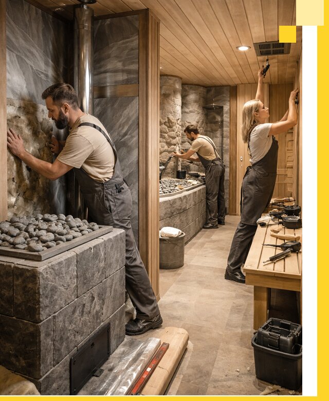 Строительство бань и SPA процедур в Майкопе под ключ и отделкой